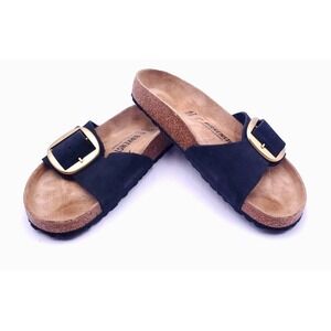 Birkenstock Madrid Big Buckle Black Slip On Sandal Women's 42 L11 M9 Size 11